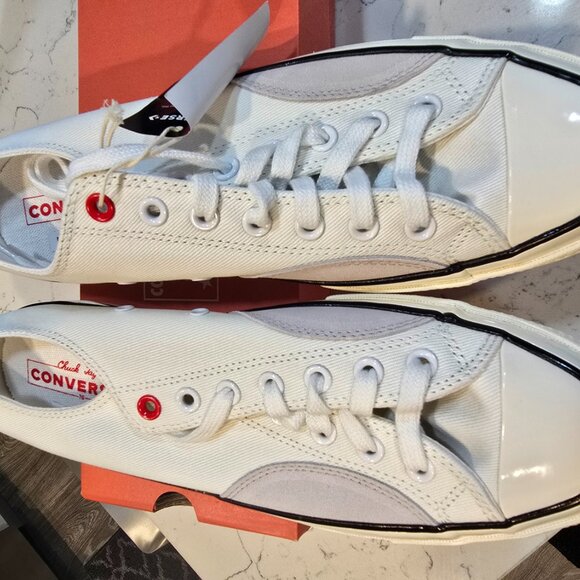 Converse Chuck Taylor All Star Low Ox White Canvas A06550C Mens Size 10 NEW - Picture 4 of 10